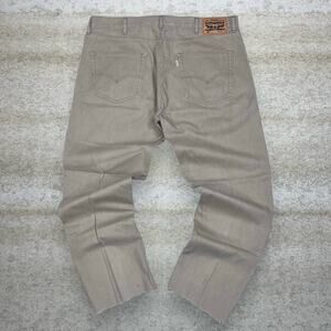 Vintage Y2K Levis 508 Jeans 38x30 Regular Tapered Leg Fit Khakis White Tab